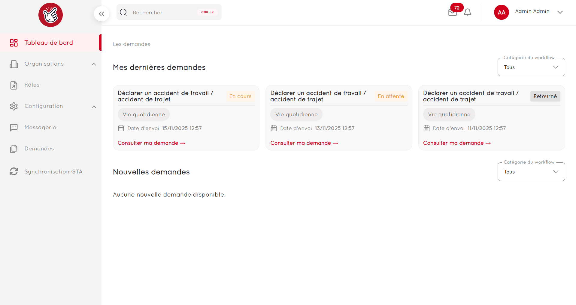 EasyRHIS HR Dashboard